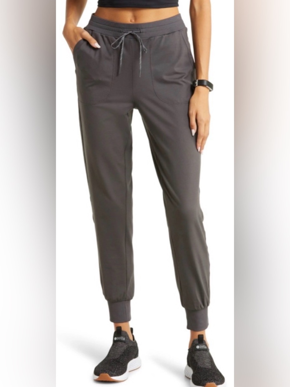 NWT Zella Women's All Day Grey Forged Joggers